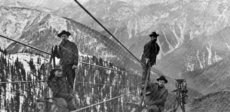 Visitors at Miners Point above Idaho Springs