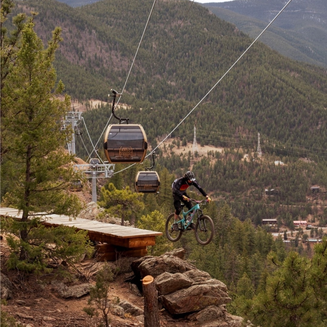 Mountain biking in Virginia Canyon